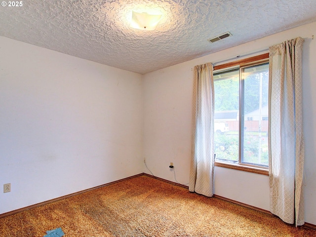 15204 NE 42nd St, Vancouver, WA 98682 - empty room with light carpet, healthy amount of natural light, a textured ceiling, and baseboards