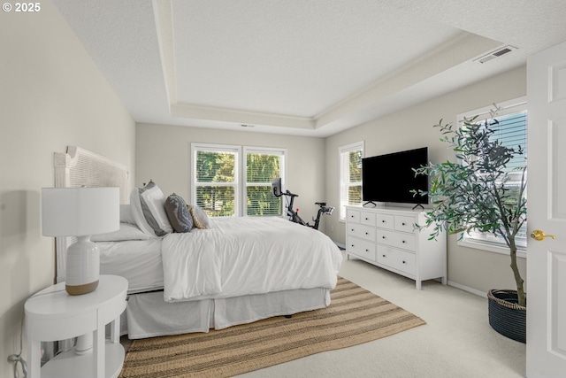 3852 Fairhaven Dr, West Linn, OR 97068 - bedroom featuring light carpet and a raised ceiling
