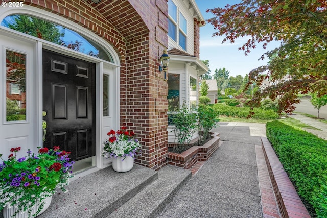 3852 Fairhaven Dr, West Linn, OR 97068 - property entrance featuring brick siding