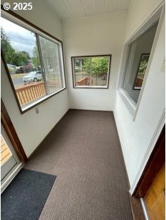 313 Taylor St, Ryderwood, WA 98581 - view of unfurnished sunroom