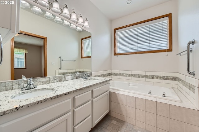 4202 SE 31st St, Gresham, OR 97080 - full bath featuring double vanity, a garden tub, and plenty of natural light