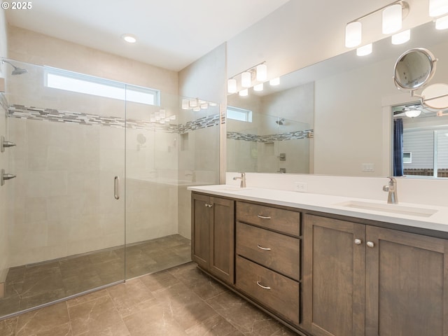16711 NE 86th St, Vancouver, WA 98682 - full bath featuring a stall shower and double vanity