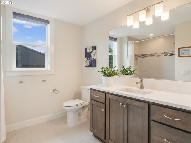 16711 NE 86th St, Vancouver, WA 98682 - bathroom featuring vanity and a tile shower