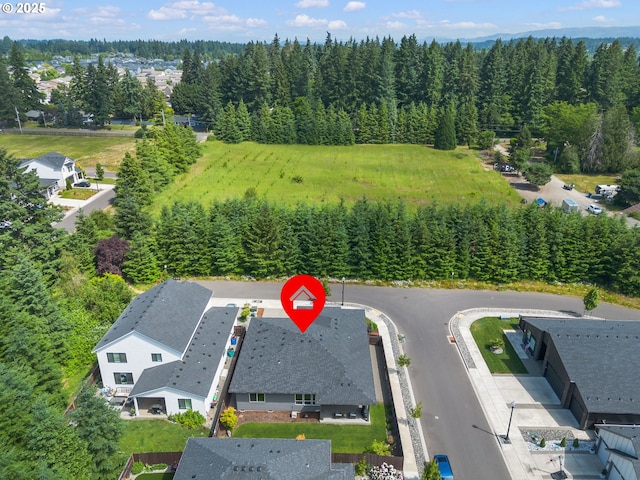 16711 NE 86th St, Vancouver, WA 98682 - aerial view of a heavily wooded area