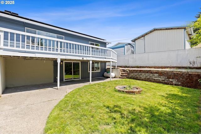 721 NW 76th St, Vancouver, WA 98665 - view of yard with a deck and a patio