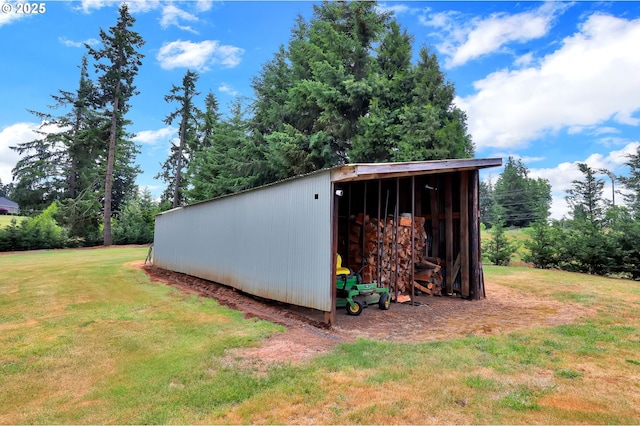 35478 Brabham Rd, Pleasant Hill, OR 97455 - view of pole building with a yard