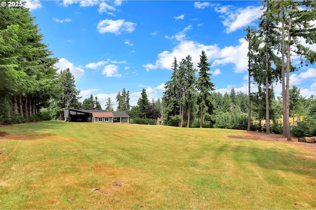 35478 Brabham Rd, Pleasant Hill, OR 97455 - view of green lawn featuring a carport