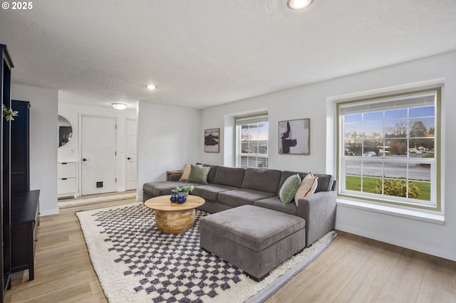 1001 S Grant St, Canby, OR 97013 - living area with light wood-type flooring and recessed lighting
