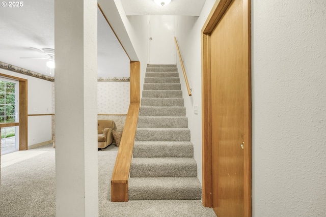 19330 NW Curtis Creek Dr, Manning, OR 97125 - stairway featuring carpet