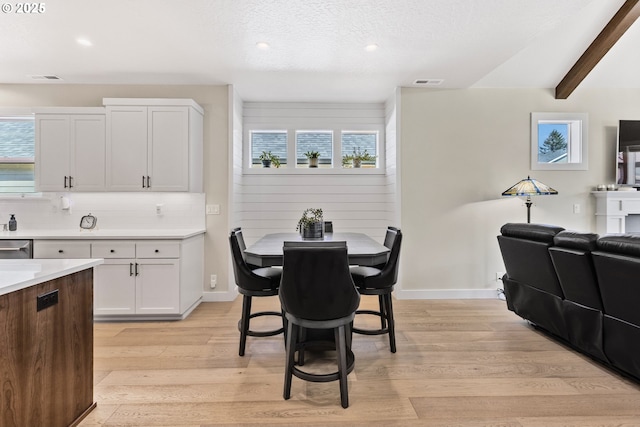 32750 Macy St, Eugene, OR 97408 - dining space with light wood-type flooring, plenty of natural light, and recessed lighting