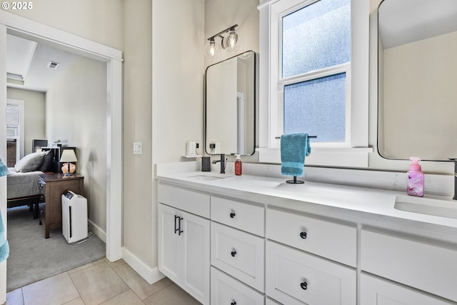 32750 Macy St, Eugene, OR 97408 - ensuite bathroom with double vanity and tile patterned flooring