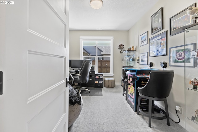 32750 Macy St, Eugene, OR 97408 - office area with carpet and a textured ceiling