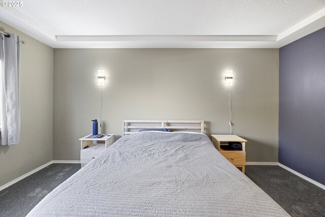 22647 SW Saunders Dr, Sherwood, OR 97140 - carpeted bedroom featuring baseboards and a textured ceiling