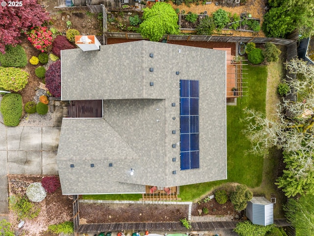 drone / aerial view