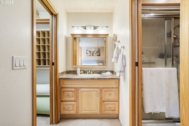 3327 Hillcrest Way, Forest Grove, OR 97116 - bathroom with vanity and a shower stall