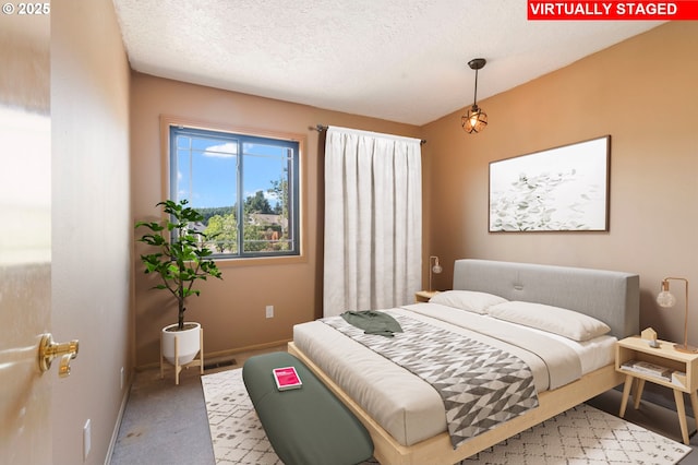 3327 Hillcrest Way, Forest Grove, OR 97116 - bedroom with carpet floors and a textured ceiling