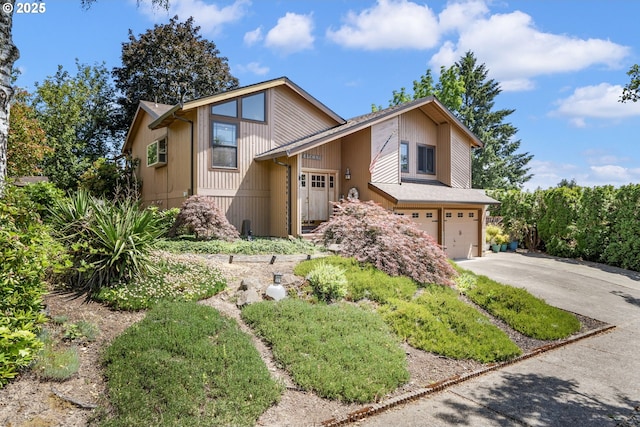 3327 Hillcrest Way, Forest Grove, OR 97116 - mid-century home with an attached garage and driveway