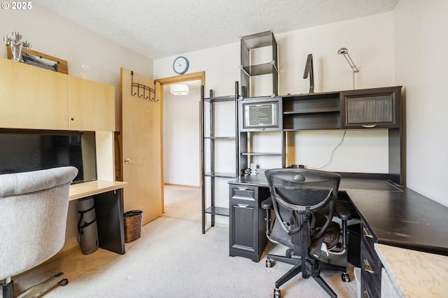 3327 Hillcrest Way, Forest Grove, OR 97116 - office featuring a textured ceiling and light carpet