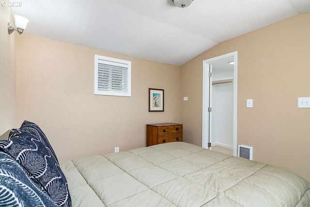4976 NE K Ave, Neotsu, OR 97364 - carpeted bedroom featuring lofted ceiling and a spacious closet