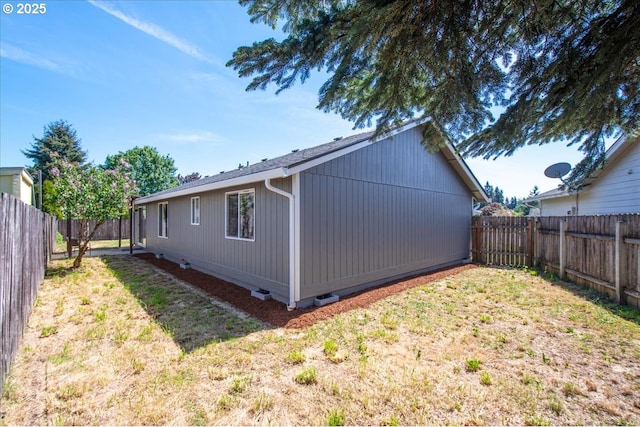 view of back of property
