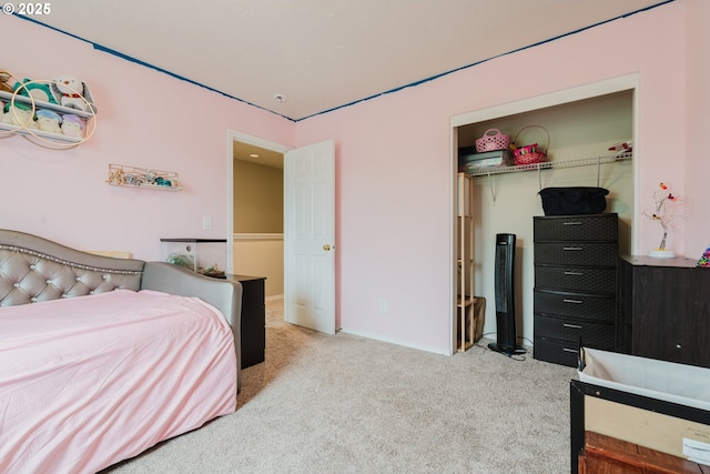 311 W Jadon Dr, Lebanon, OR 97355 - bedroom featuring carpet flooring, a closet, and baseboards