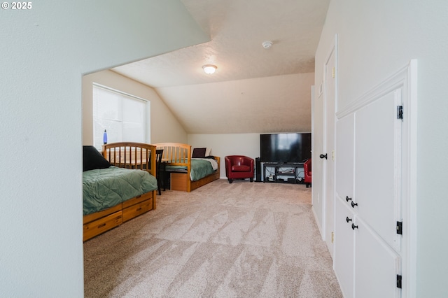 311 W Jadon Dr, Lebanon, OR 97355 - carpeted bedroom with lofted ceiling