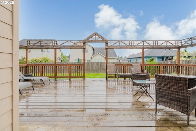 311 W Jadon Dr, Lebanon, OR 97355 - view of wooden terrace