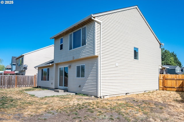 42098 NW Broadshire Ln, Banks, OR 97106 - back of house featuring crawl space and a fenced backyard