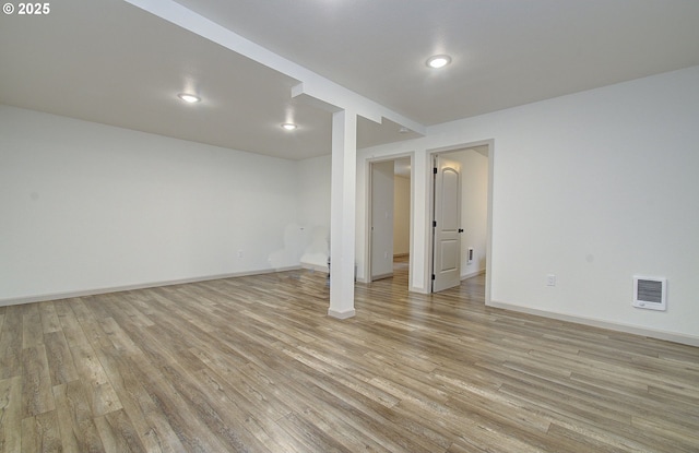 126 NE Garfield St, Camas, WA 98607 - finished below grade area featuring light wood finished floors and recessed lighting