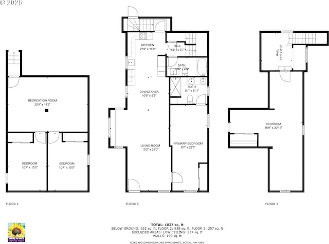 126 NE Garfield St, Camas, WA 98607 - view of floor plan / room layout