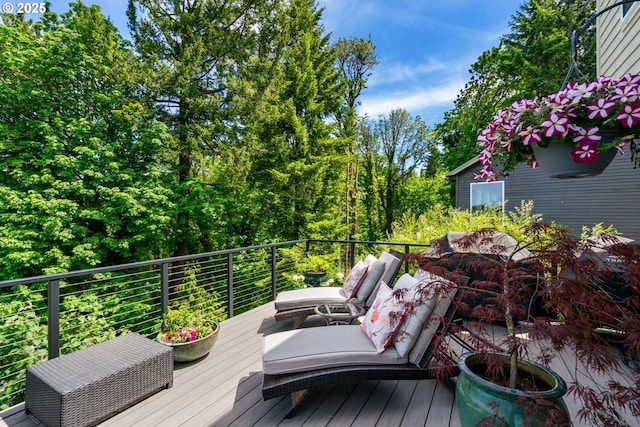 11442 SW Woodlee Heights Ct, Portland, OR 97219 - view of deck