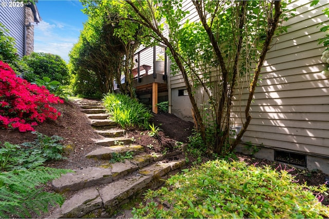 11442 SW Woodlee Heights Ct, Portland, OR 97219 - view of home's exterior with stairs