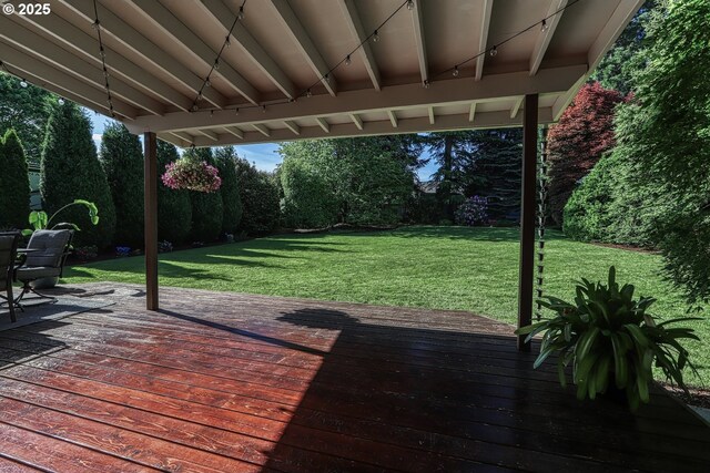3003 NE 164th St, Ridgefield, WA 98642 - wooden terrace featuring a yard