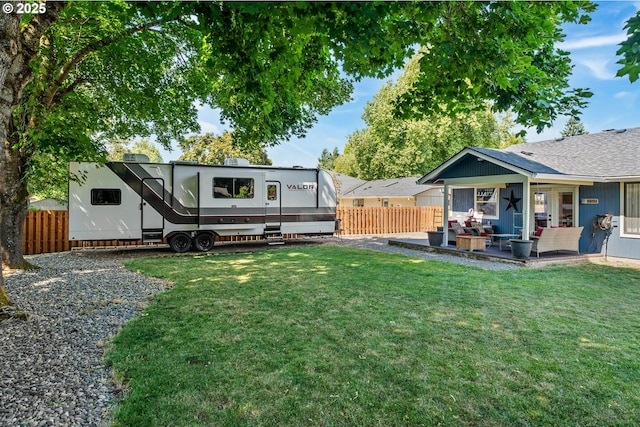 3817 NW Mccann Rd, Vancouver, WA 98685 - view of yard with a patio area and outdoor lounge area