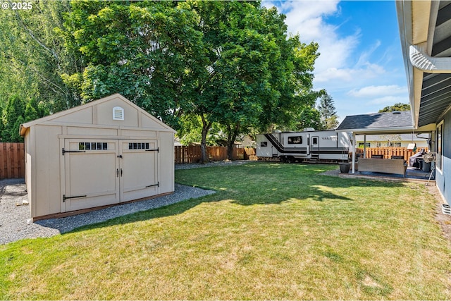 3817 NW Mccann Rd, Vancouver, WA 98685 - fenced backyard with a shed