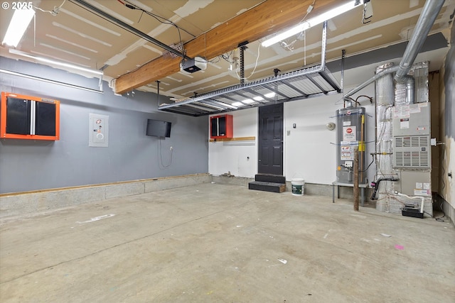 20694 SW Parker Ct, Beaverton, OR 97078 - garage featuring gas water heater and a garage door opener