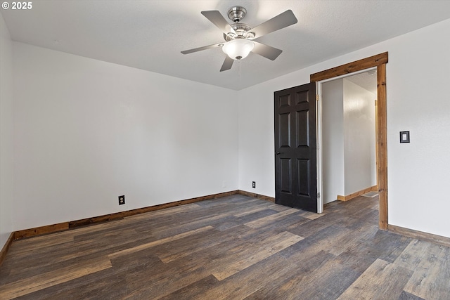 20694 SW Parker Ct, Beaverton, OR 97078 - unfurnished room featuring dark wood finished floors and a ceiling fan