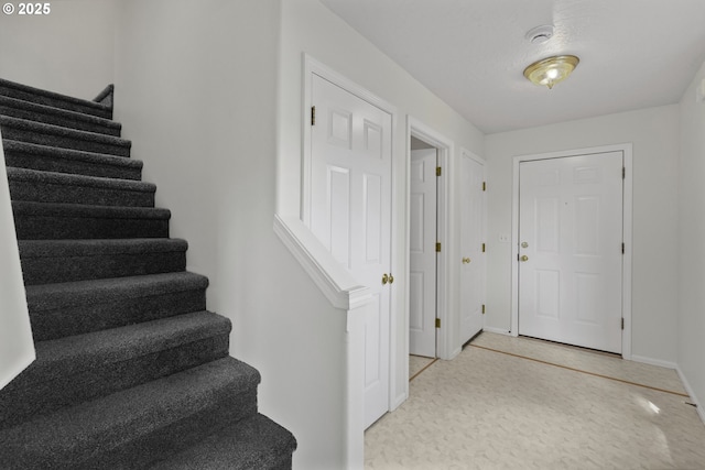 3617 Westleigh St, Eugene, OR 97405 - foyer entrance with stairs and baseboards