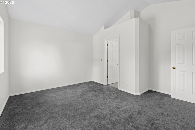 3617 Westleigh St, Eugene, OR 97405 - spare room with dark carpet and lofted ceiling