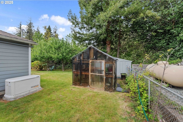 808 E 14th St, Coquille, OR 97423 - view of yard featuring an exterior structure and an outbuilding