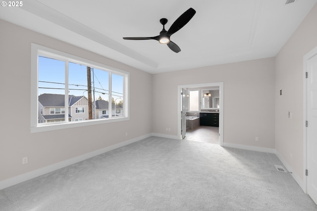 17716 NW Layla Dr Lot 28, Portland, OR 97229 - unfurnished bedroom featuring light carpet, baseboards, and ensuite bathroom