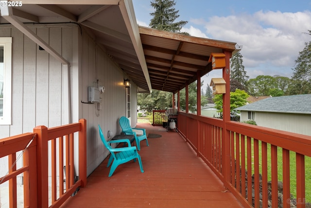 view of deck