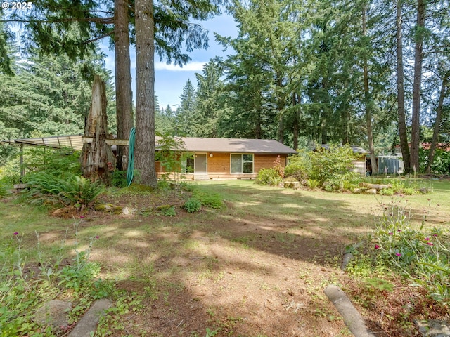 24873 S Beeson Rd, Beavercreek, OR 97004 - view of front of house with a front yard