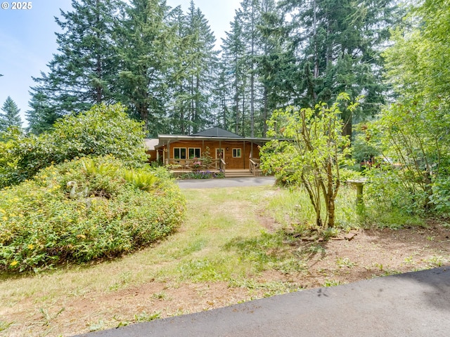 24873 S Beeson Rd, Beavercreek, OR 97004 - view of front of house with covered porch and driveway