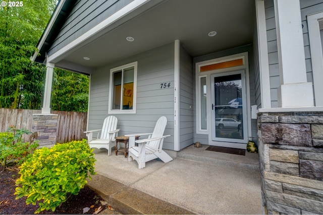 754 Manbrin Dr N, Keizer, OR 97303 - entrance to property with a porch