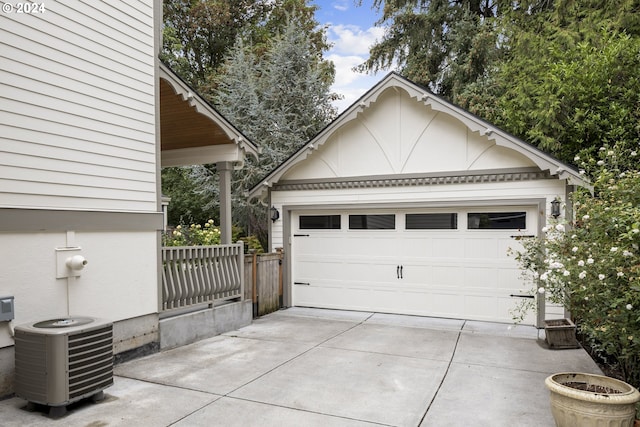 8235 SW 47th Ave, Portland, OR 97219 - detached garage featuring cooling unit