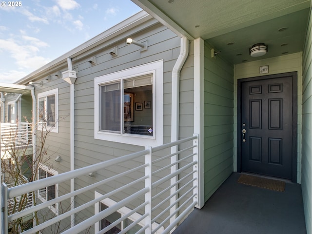 view of entrance to property