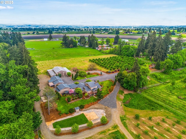 6421 Brooklake Rd, Salem, OR 97305 - overview of rural landscape with a nearby body of water and farmland