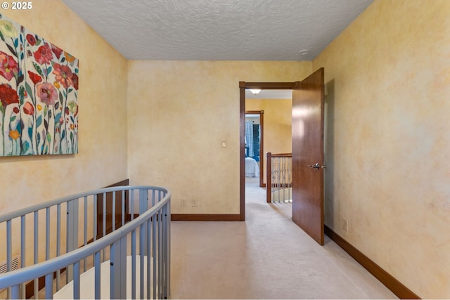 6421 Brooklake Rd, Salem, OR 97305 - bedroom with carpet, baseboards, and a textured ceiling