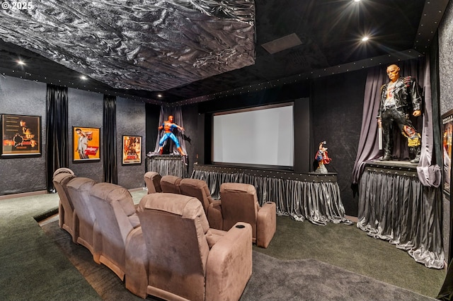 6421 Brooklake Rd, Salem, OR 97305 - view of carpeted home theater